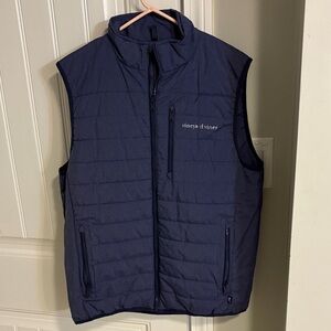 Vineyard Vines Men's Medium Dark Navy Quilted Vest